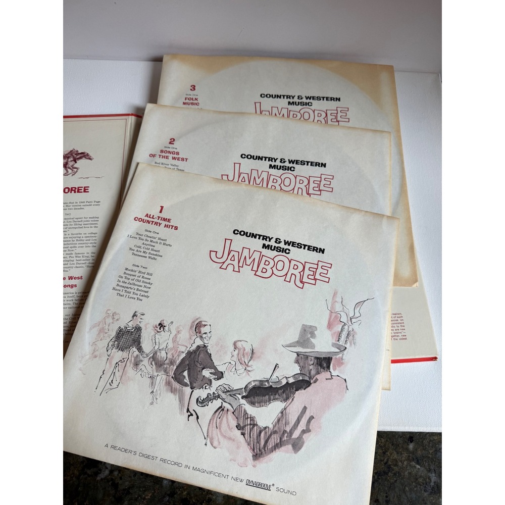 Vintage Reader's Digest Country & Western Music Jamboree RCA Vinyl Box Set 3 LP - Picture 6 of 10
